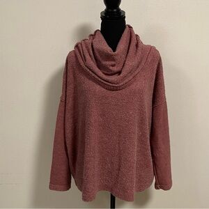 Free People Sweater Womens Size XS Pink FP Beach World Traveler Pullover Sweater